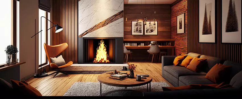 Fireplace Design Ideas in Jackson, MI
