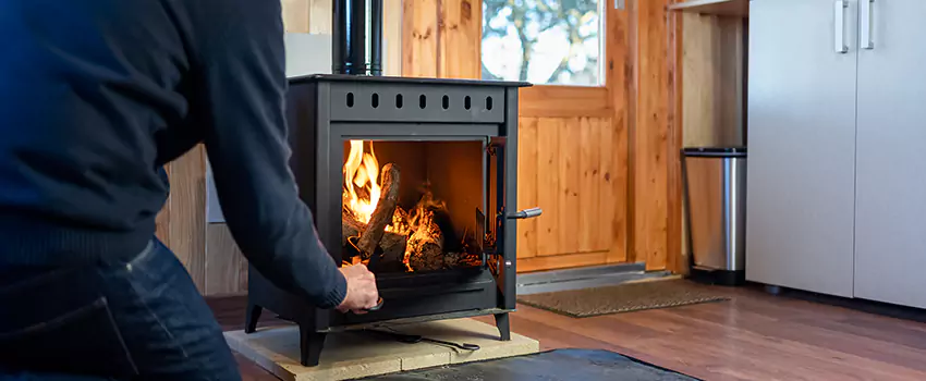 Open Hearth Wood Fireplace Installation in Jackson, MI