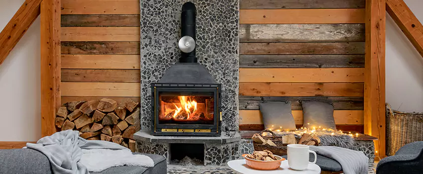 Thelin Hearth Products Direct Vent Gas Stove Fireplace Inspection in Jackson, Michigan